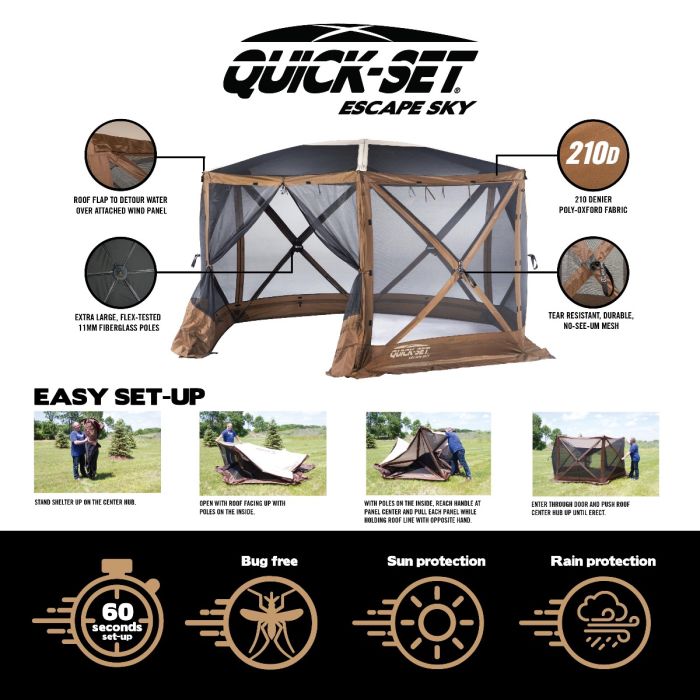 Clam escape shelter cheap