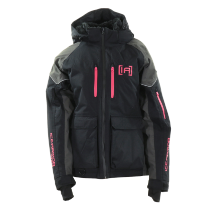 IA Wmen Rise Parka,Blk/Fuchsia, S IS23
