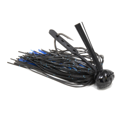 A.T. Football Head ,3/8oz, Black/Blue