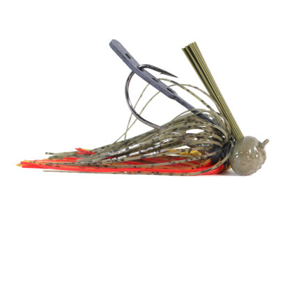 A.T. Football Head Jig 3/8oz, Spicy Craw