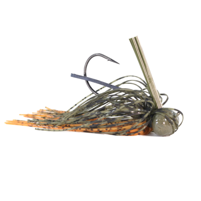 A.T. Football Head Jig 3/8oz, Tiger Craw