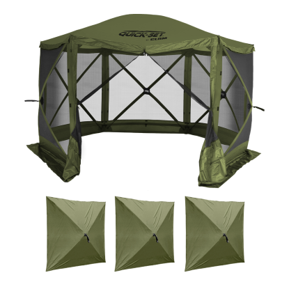 Green Escape Bundle with Three Wind Panels