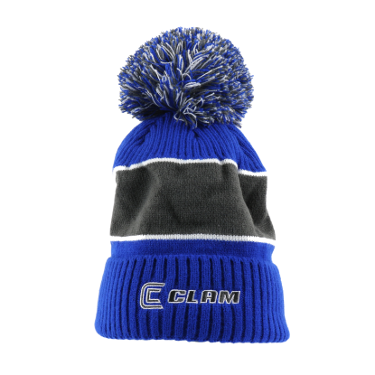 Clam Pom Hat, Blue, IS22